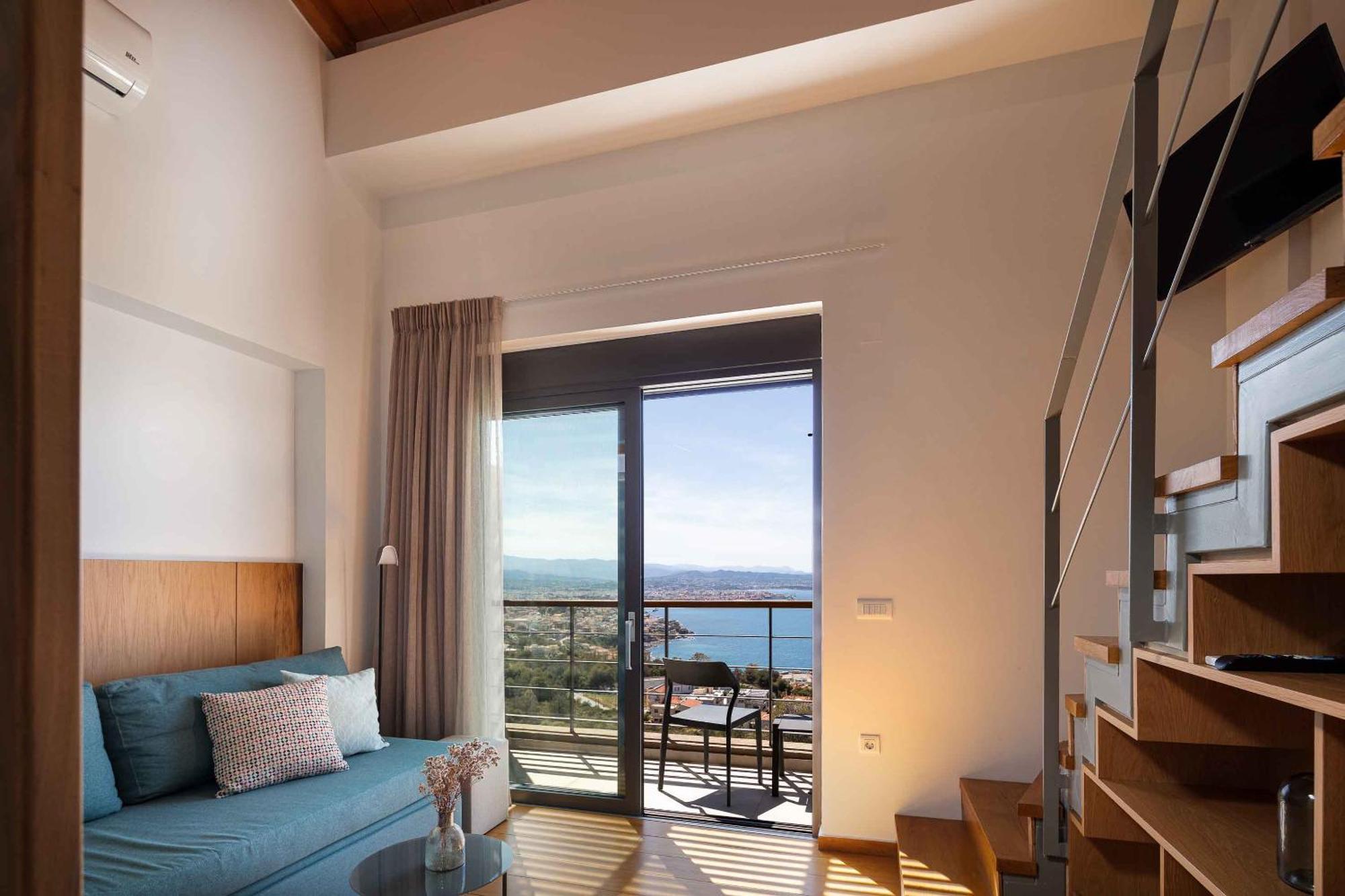 Omnia Luxury Villas - "Heated" Pools & Breathtaking Seaviews! 하니아 외부 사진
