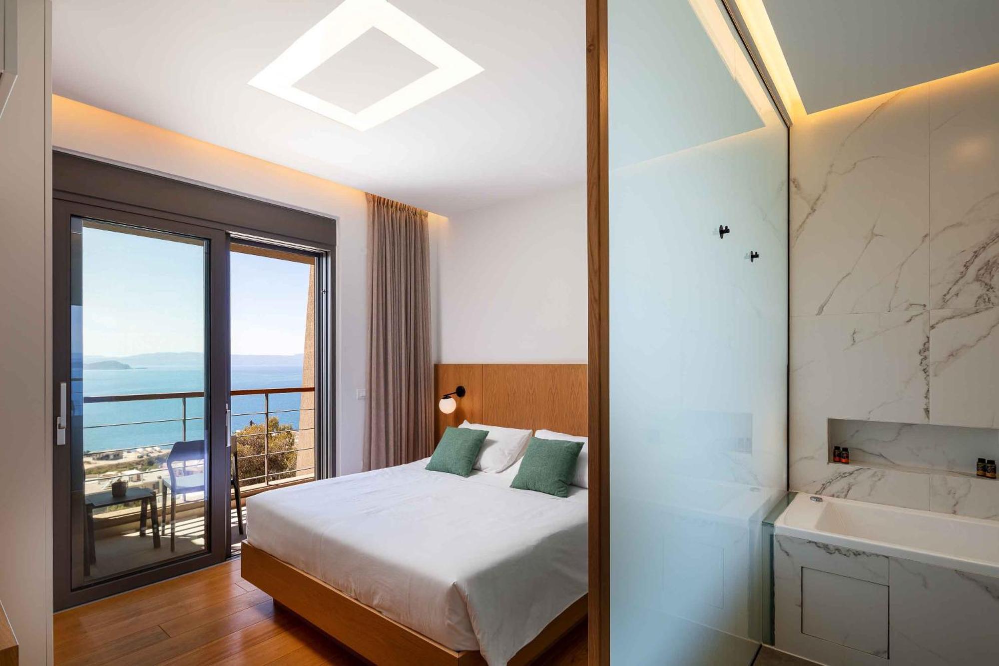 Omnia Luxury Villas - "Heated" Pools & Breathtaking Seaviews! 하니아 외부 사진