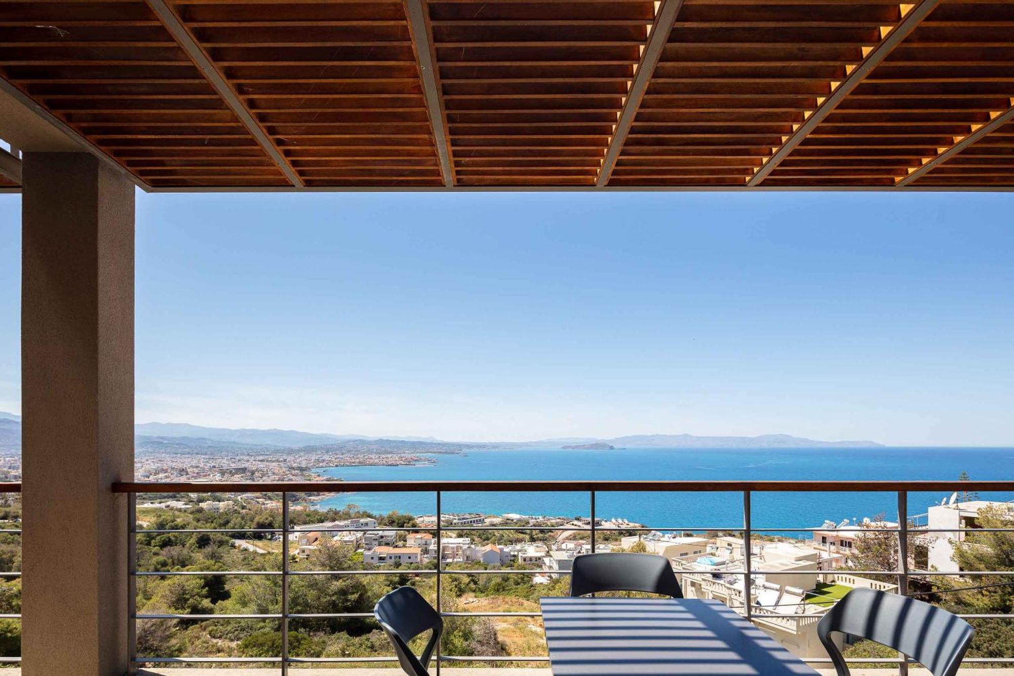 Omnia Luxury Villas - "Heated" Pools & Breathtaking Seaviews! 하니아 외부 사진
