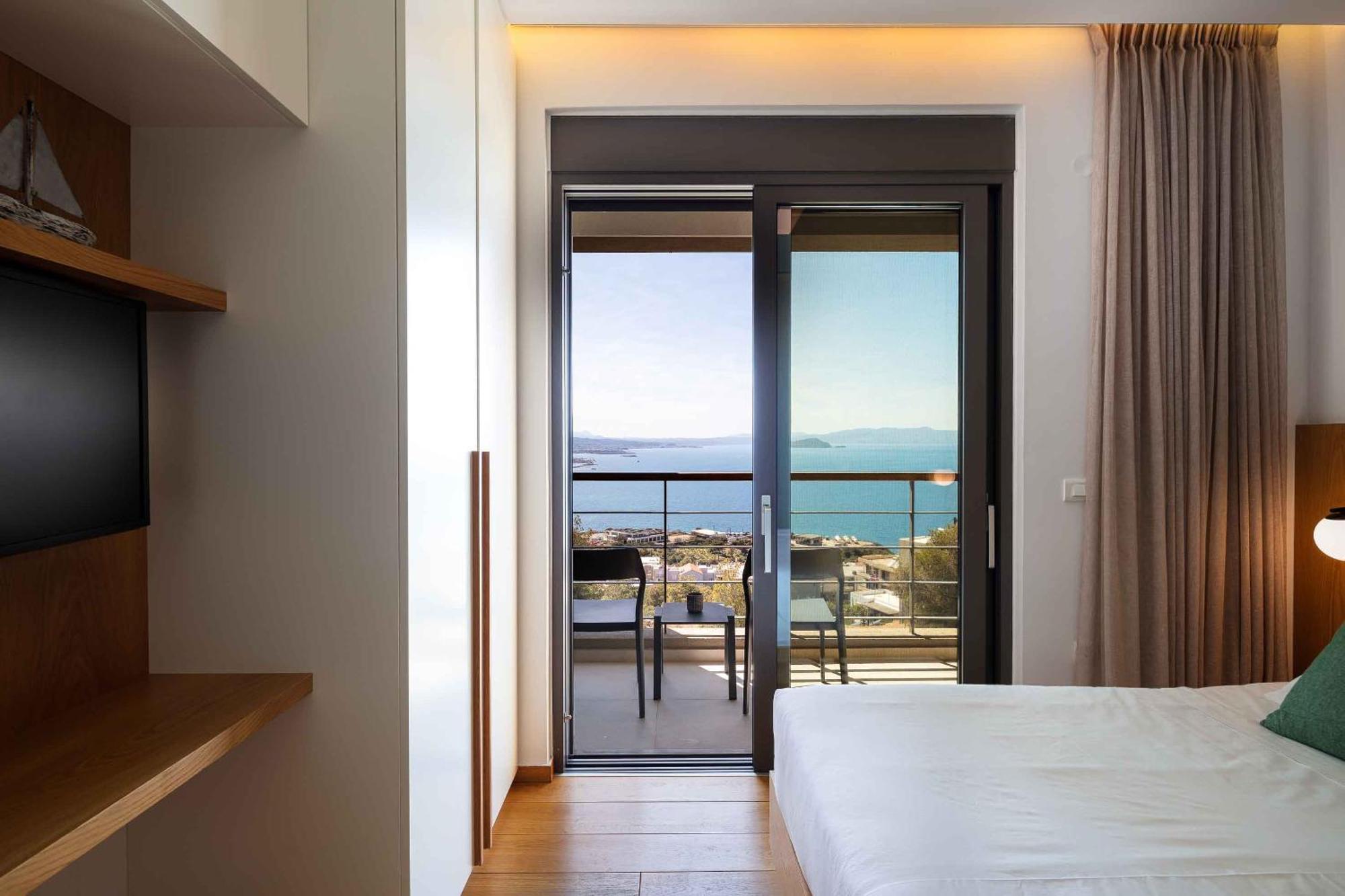 Omnia Luxury Villas - "Heated" Pools & Breathtaking Seaviews! 하니아 객실 사진