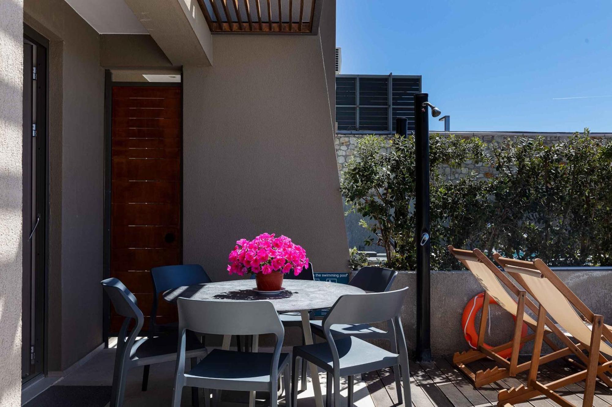 Omnia Luxury Villas - "Heated" Pools & Breathtaking Seaviews! 하니아 객실 사진
